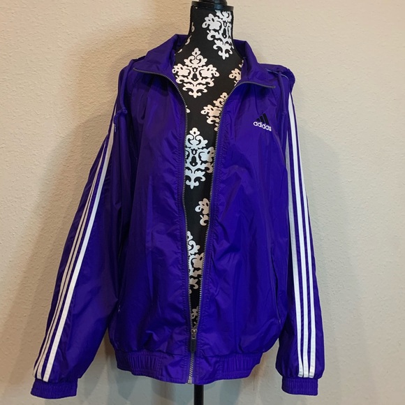 Adidas Vintage Windbreaker Size: M - Picture 4 of 10